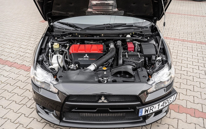 Mitsubishi Lancer Evolution cena 155000 przebieg: 142300, rok produkcji 2011 z Radom małe 781